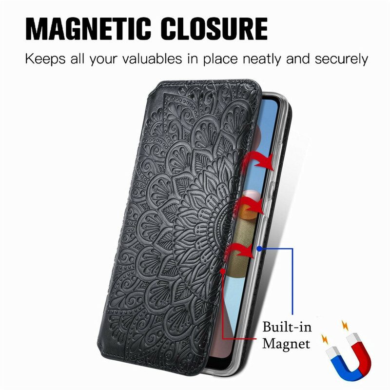 Schutzhülle Für Samsung Galaxy A21s Flip Case Mandala