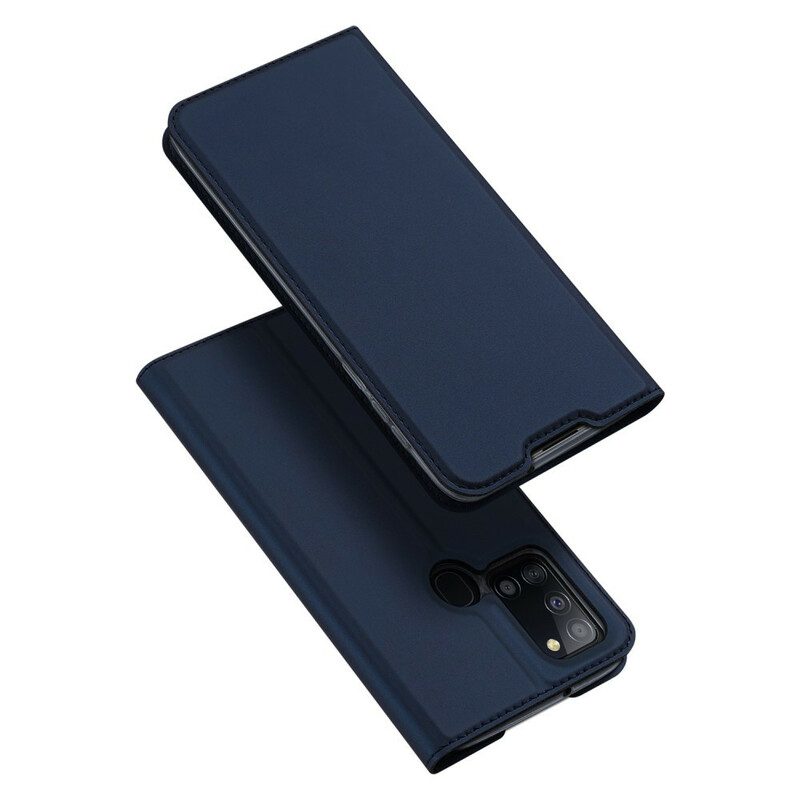 Schutzhülle Für Samsung Galaxy A21s Flip Case Skin Pro Dux Ducis