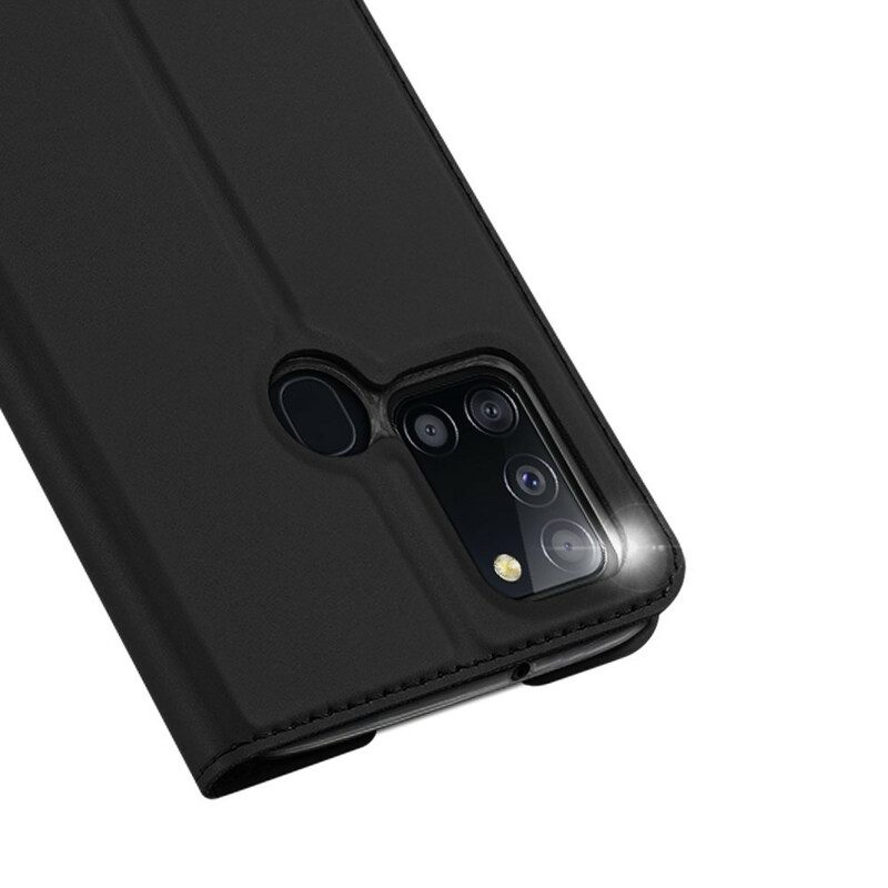 Schutzhülle Für Samsung Galaxy A21s Flip Case Skin Pro Dux Ducis