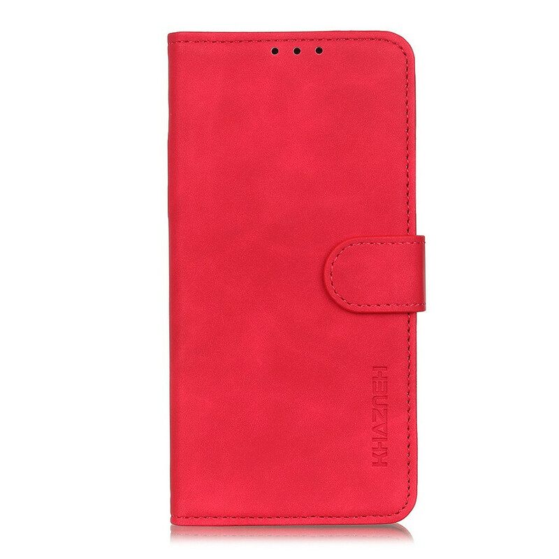 Flip Case Für Xiaomi Mi 10 Lite Matter Vintage-ledereffekt Khazneh