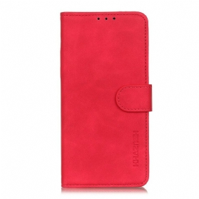 Flip Case Für Xiaomi Mi 10 Lite Matter Vintage-ledereffekt Khazneh