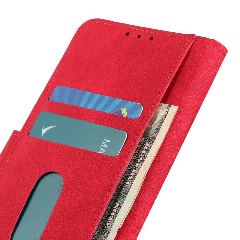 Flip Case Für Xiaomi Mi 10 Lite Matter Vintage-ledereffekt Khazneh