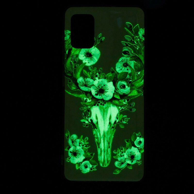 Handyhülle Für Xiaomi Mi 10 Lite Fluoreszierender Blumenelch