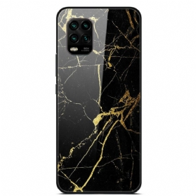 Handyhülle Für Xiaomi Mi 10 Lite Supreme Marble Gehärtetes Glas