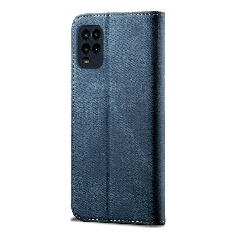 Schutzhülle Für Xiaomi Mi 10 Lite Flip Case Denim-stoff