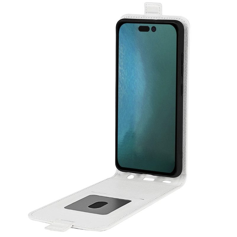 Flip Case Für iPhone 14 Plus Flip Case Vertikale Retro-klappe