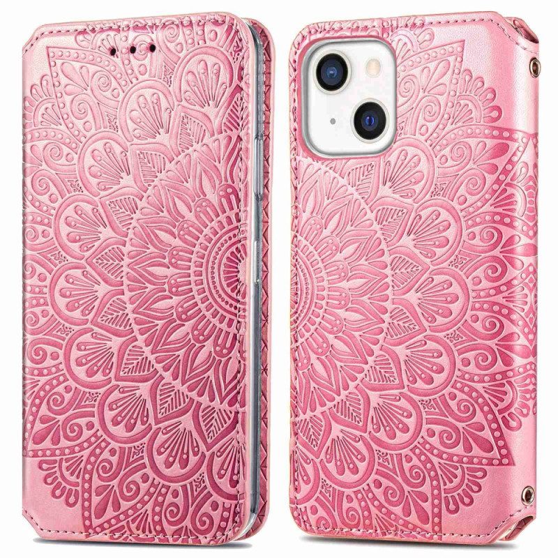 Schutzhülle Für iPhone 14 Plus Flip Case Mandala