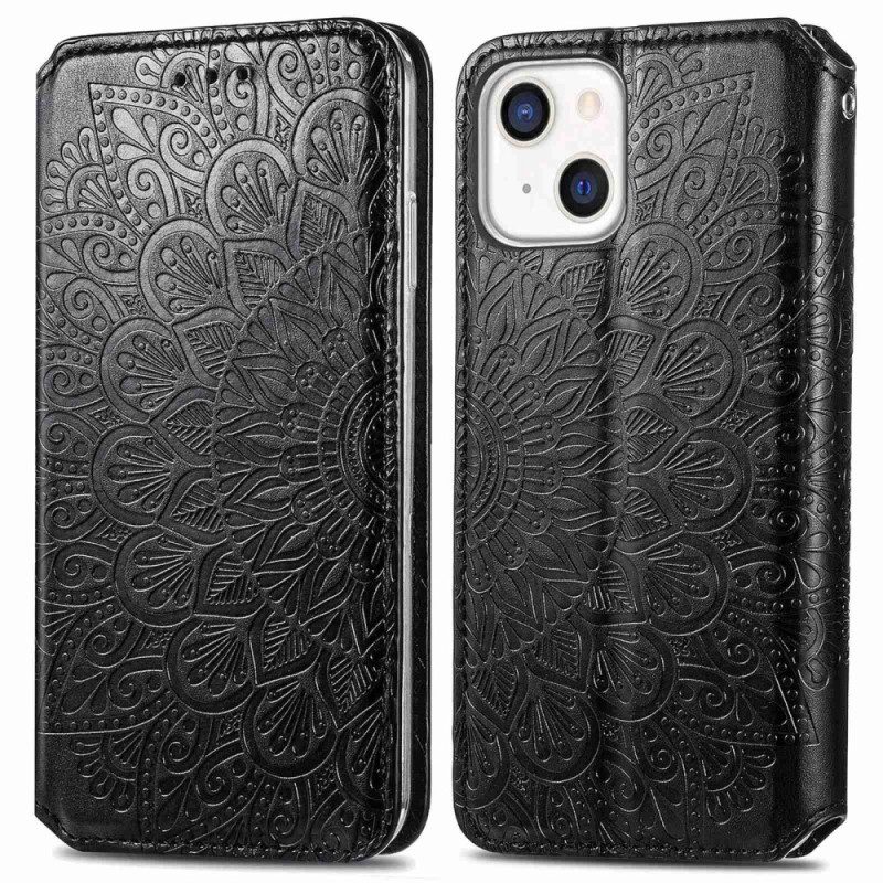 Schutzhülle Für iPhone 14 Plus Flip Case Mandala