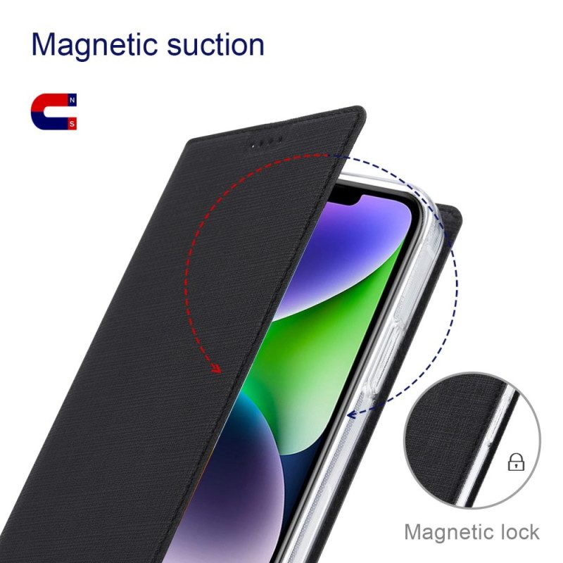 Schutzhülle Für iPhone 14 Plus Flip Case Strukturiertes Vili Dmx