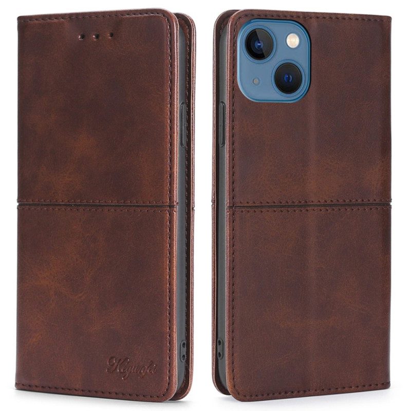 Schutzhülle Für iPhone 14 Plus Flip Case Vintage-stil