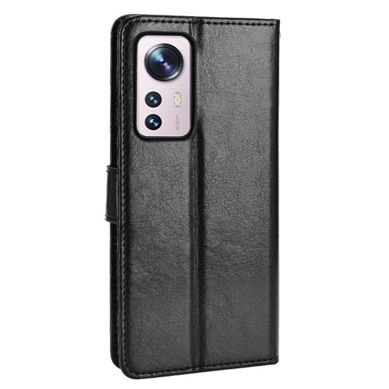 Flip Case Für Xiaomi 12 / 12X Auffälliges Kunstleder