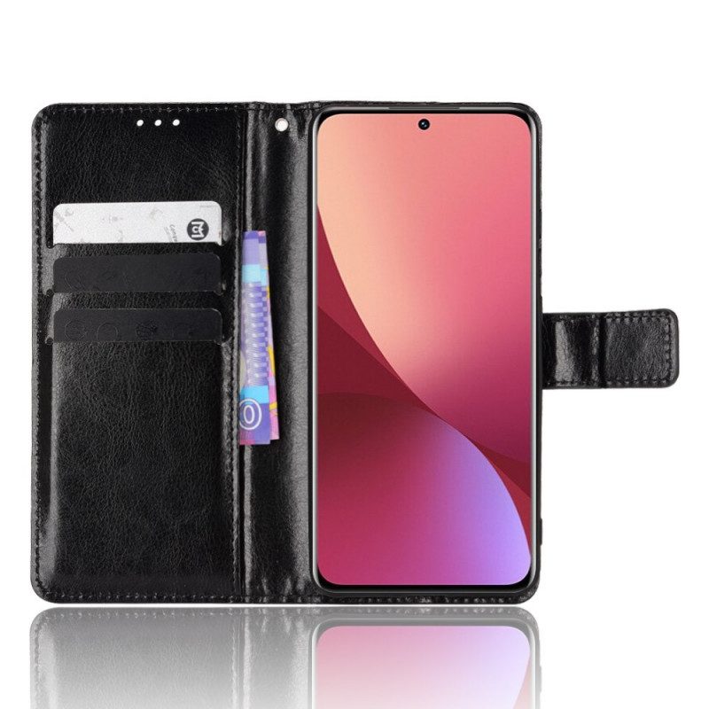 Flip Case Für Xiaomi 12 / 12X Auffälliges Kunstleder