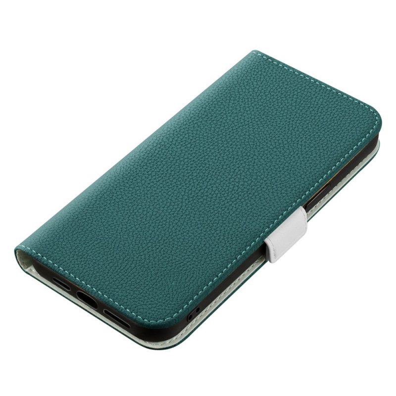 Flip Case Für Xiaomi 12 / 12X Doppelverschluss Aus Litschi-leder