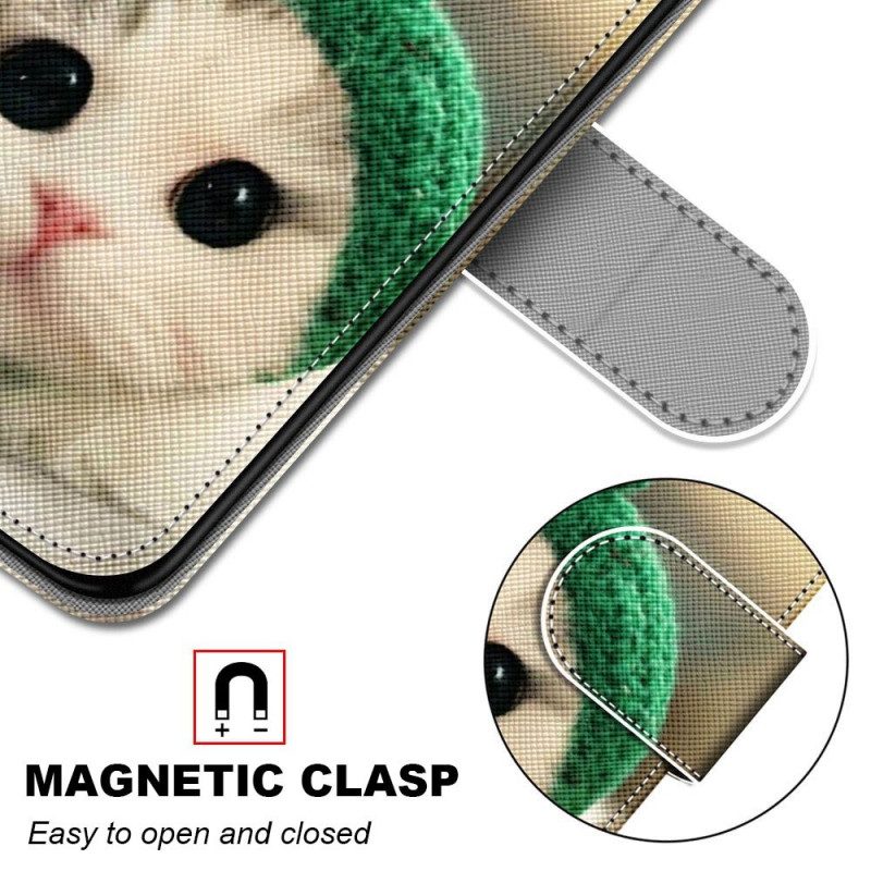 Flip Case Für Xiaomi 12 / 12X Katzen Mit Schlüsselband