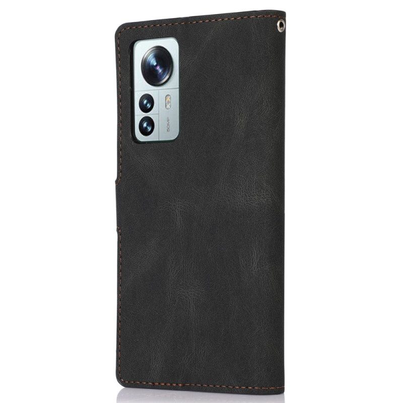 Flip Case Für Xiaomi 12 / 12X Klassischer Retro