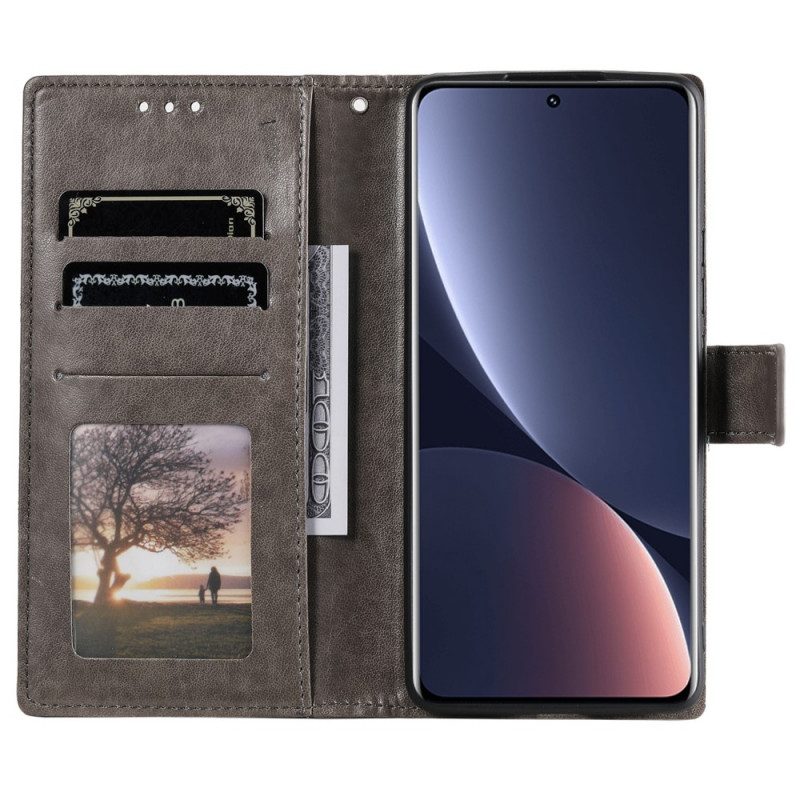 Flip Case Für Xiaomi 12 / 12X Sonnenmandala