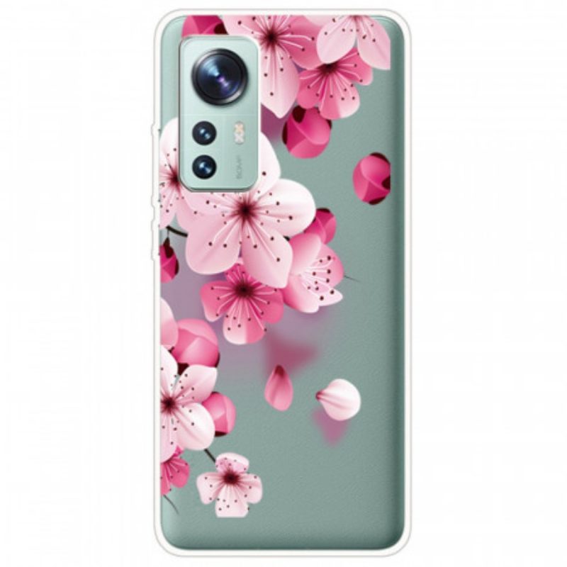 Handyhülle Für Xiaomi 12 / 12X Kleine Rosa Blumen