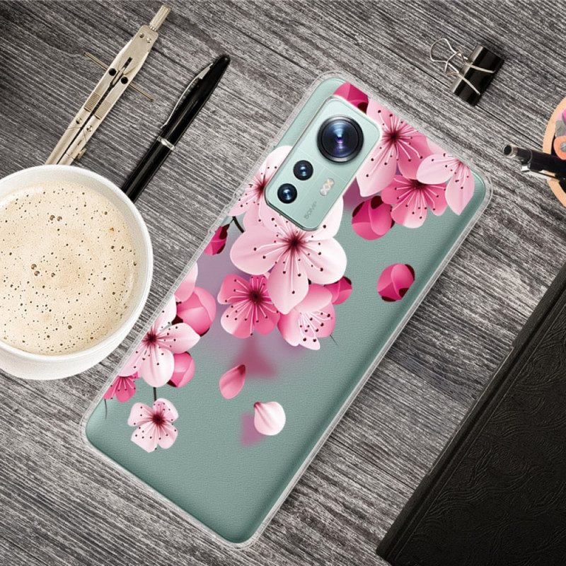 Handyhülle Für Xiaomi 12 / 12X Kleine Rosa Blumen