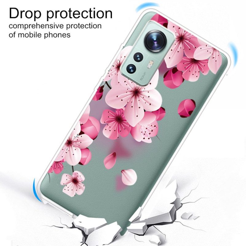 Handyhülle Für Xiaomi 12 / 12X Kleine Rosa Blumen