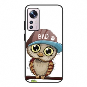 Hülle Für Xiaomi 12 / 12X Bad Owl Gehärtetes Glas