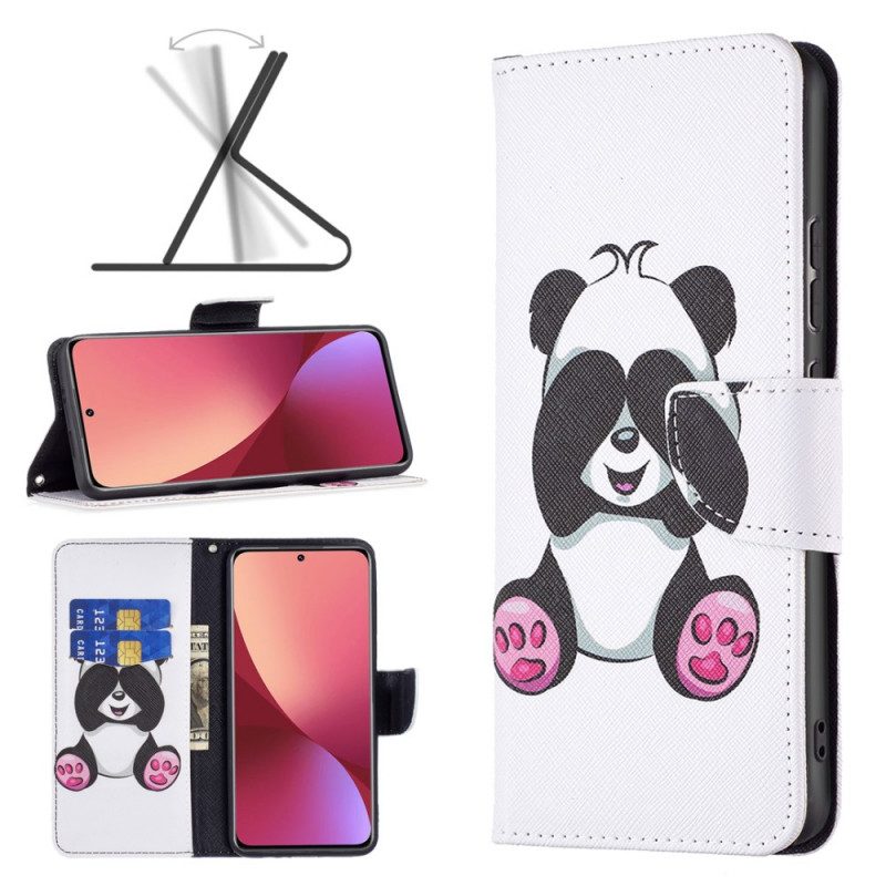 Lederhüllen Für Xiaomi 12 / 12X Panda-spaß