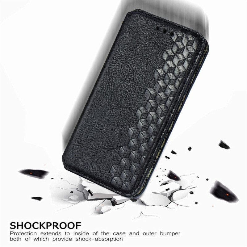 Schutzhülle Für Xiaomi 12 / 12X Flip Case Diamantstruktur