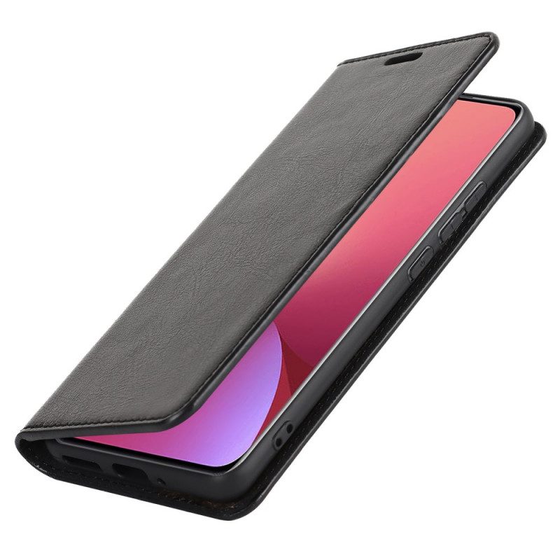 Schutzhülle Für Xiaomi 12 / 12X Flip Case Echtes Leder