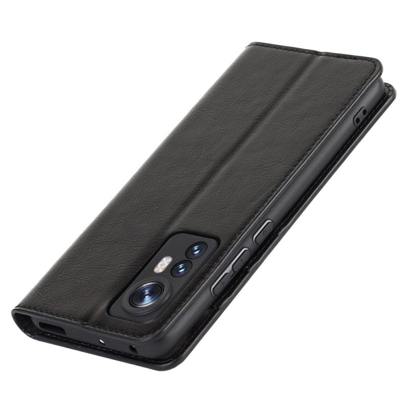 Schutzhülle Für Xiaomi 12 / 12X Flip Case Echtes Leder