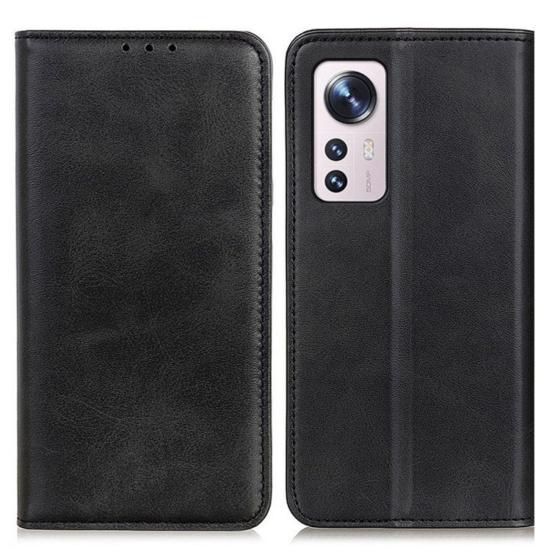 Schutzhülle Für Xiaomi 12 / 12X Flip Case Elegantes Spaltleder