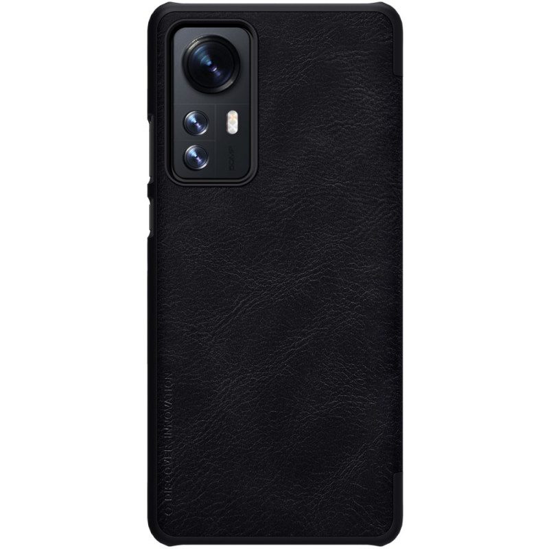 Schutzhülle Für Xiaomi 12 / 12X Flip Case Nillkin Qin-serie