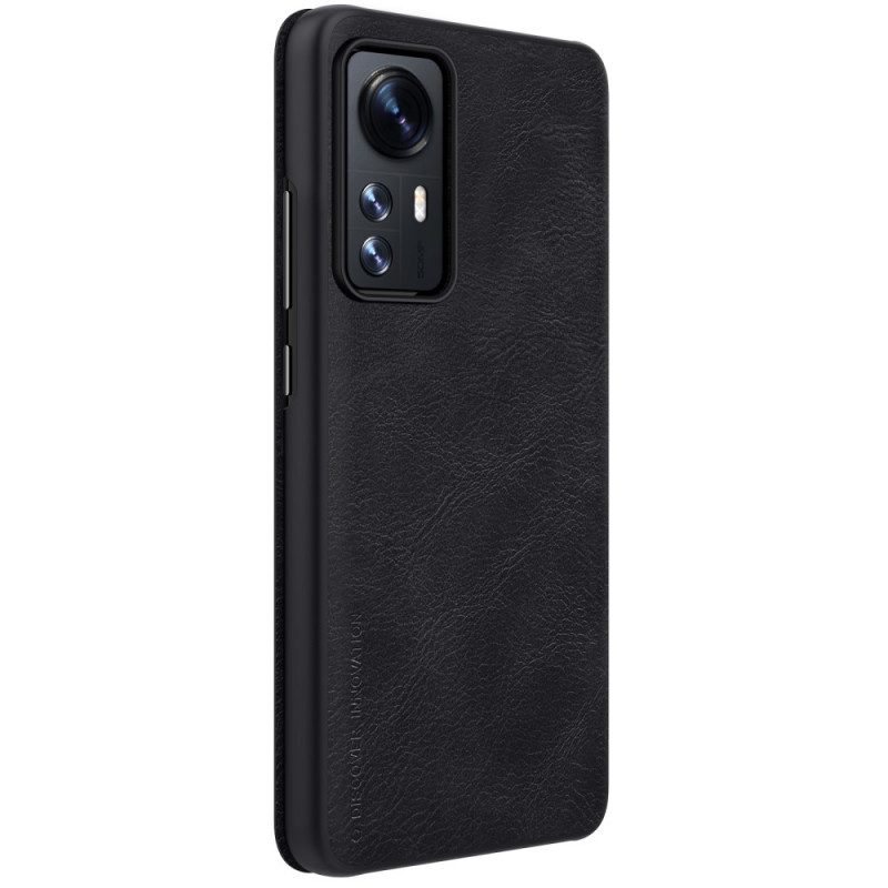 Schutzhülle Für Xiaomi 12 / 12X Flip Case Nillkin Qin-serie