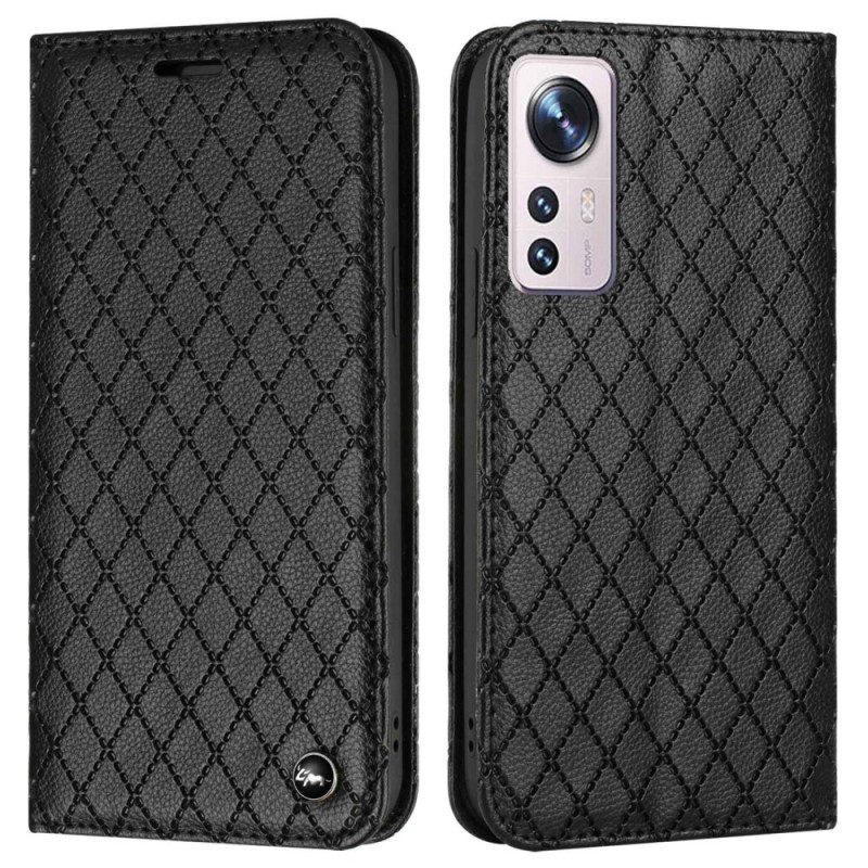 Schutzhülle Für Xiaomi 12 / 12X Flip Case Rfid-diamanten