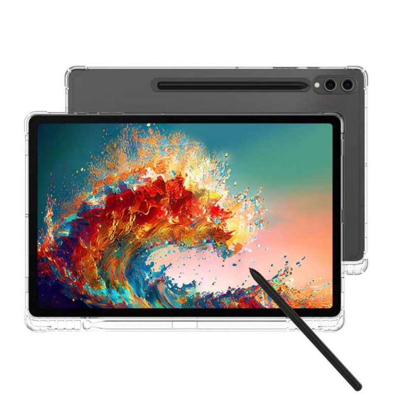 Hülle Samsung Galaxy Tab S9 Ultra Handyhülle Transparenter Stifthalter