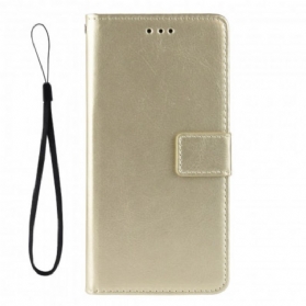 Flip Case Für Samsung Galaxy Z Fold 3 5G Auffälliges Kunstleder