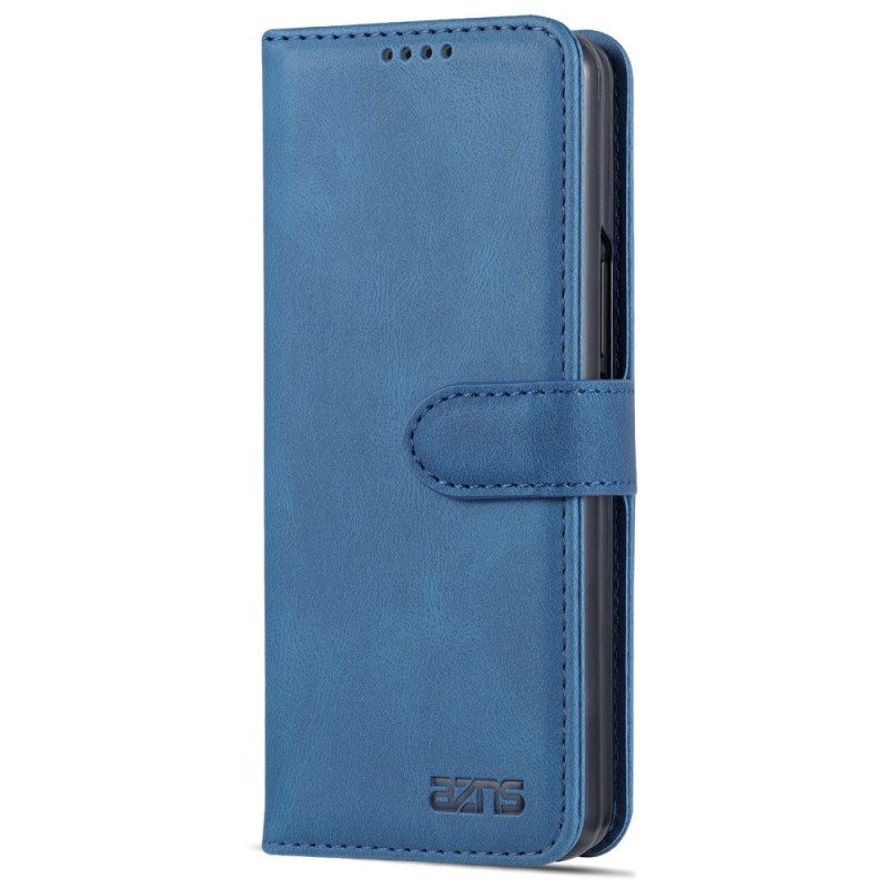 Flip Case Für Samsung Galaxy Z Fold 3 5G Azns Leder-styling