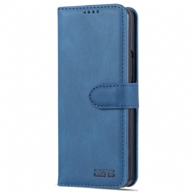 Flip Case Für Samsung Galaxy Z Fold 3 5G Azns Leder-styling