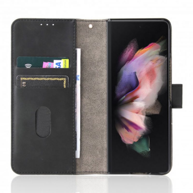 Flip Case Für Samsung Galaxy Z Fold 3 5G Hautberührung