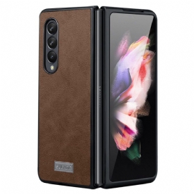 Handyhülle Für Samsung Galaxy Z Fold 3 5G Kunstleder Sulada