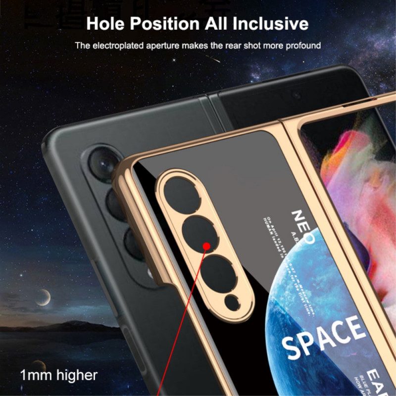 Handyhülle Für Samsung Galaxy Z Fold 3 5G Mit Space Displayschutzfolie