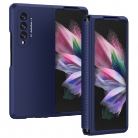 Hülle Für Samsung Galaxy Z Fold 3 5G Mit Displayschutzfolie Und Scharnier