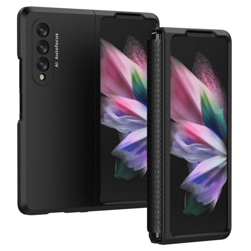 Hülle Für Samsung Galaxy Z Fold 3 5G Mit Displayschutzfolie Und Scharnier