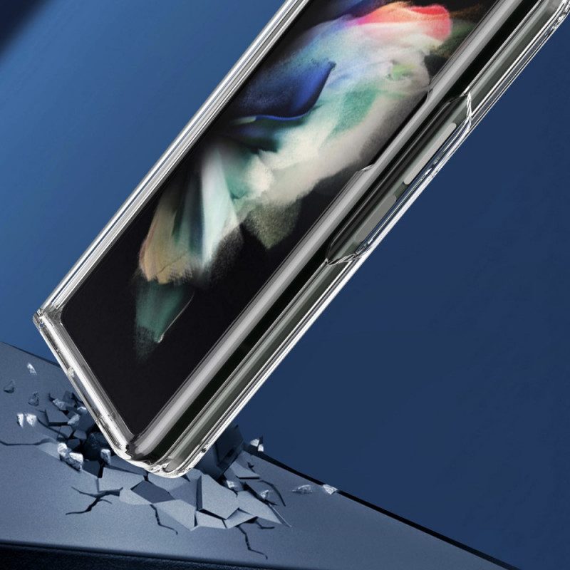 Hülle Für Samsung Galaxy Z Fold 3 5G Transparente Farbige Kanten