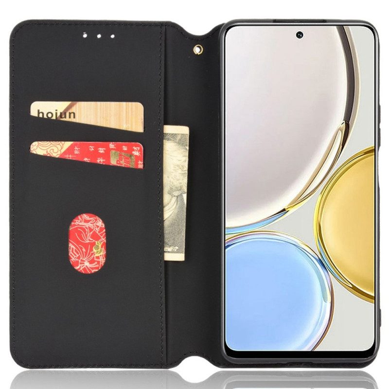 Schutzhülle Für Honor Magic 4 Lite 5G Flip Case 3d-textur Mit Ledereffekt