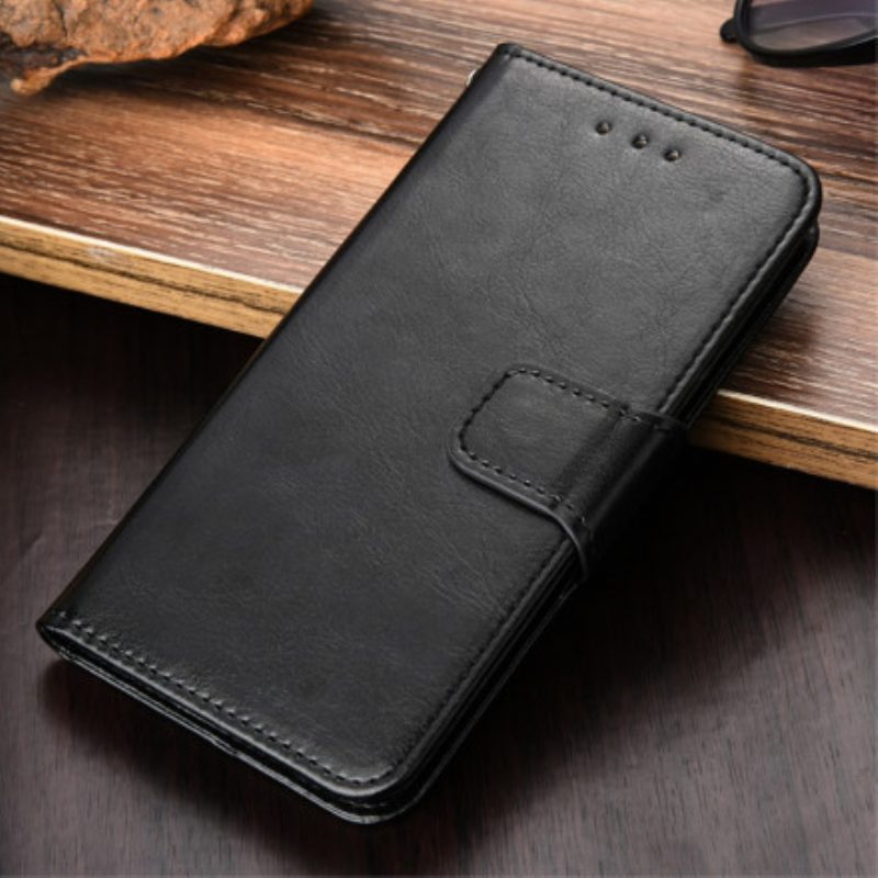 Flip Case Für Xiaomi Mi 11i 5G Farbiger Ledereffekt