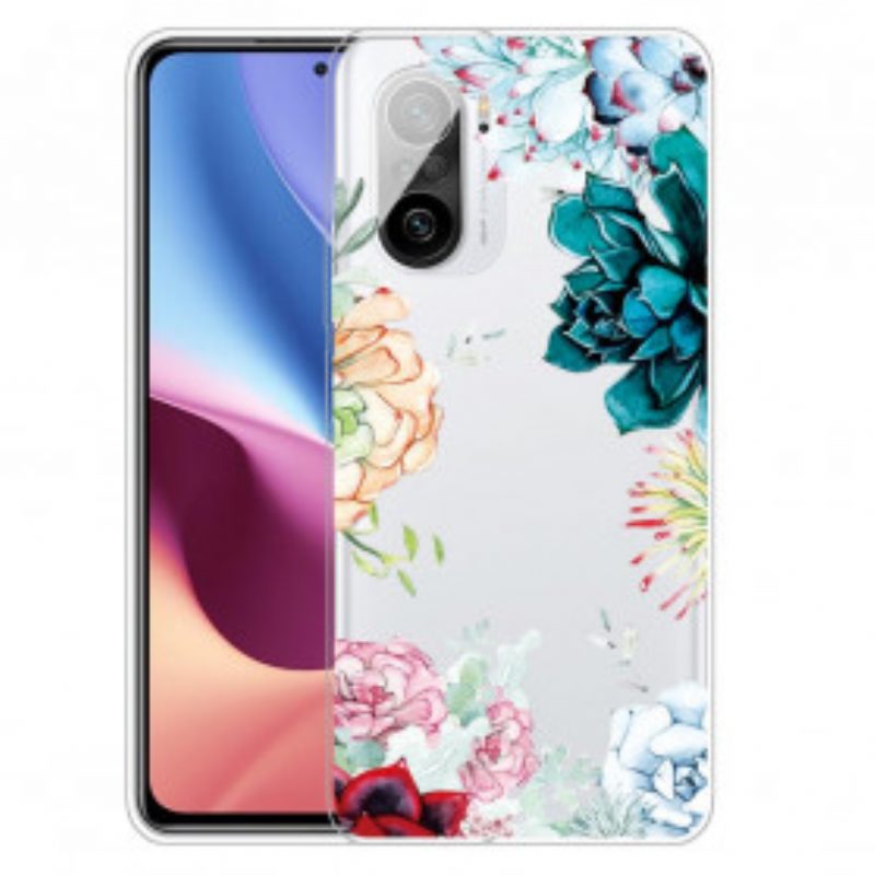 Hülle Für Xiaomi Mi 11i 5G Nahtlose Aquarellblumen