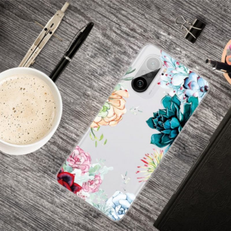 Hülle Für Xiaomi Mi 11i 5G Nahtlose Aquarellblumen