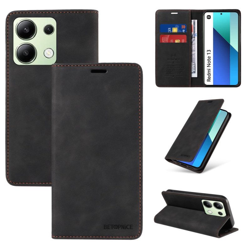 Flip Case Xiaomi Redmi Note 13 4g Betopnice Rfid-schutz