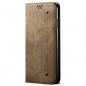 Flip Case Xiaomi Redmi Note 13 4g Handyhülle Jeansstoff