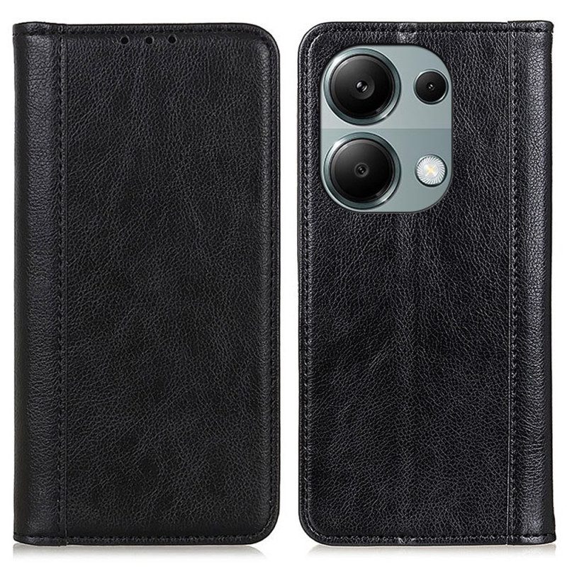 Flip Case Xiaomi Redmi Note 13 4g Handyhülle Spaltleder