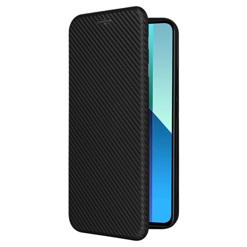 Flip Case Xiaomi Redmi Note 13 4g Kohlefaser